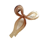 Ombre Bow Claw Clip