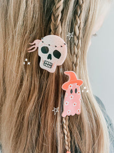 Boho Spooky Icon Hair Clips TWO PIECE SET