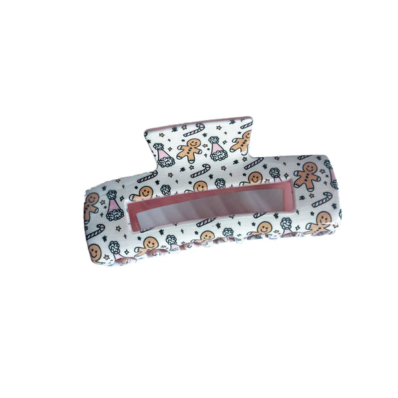 Gingerbread Claw Clip