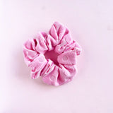 Floral Terry Cloth Knit Scrunchies