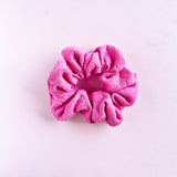 Floral Terry Cloth Knit Scrunchies