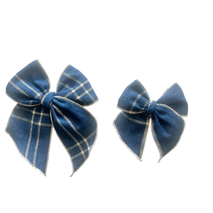 Ingrid Check Elle Bow