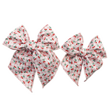 Checked Cherries Elle Bow