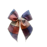 Autumn Gingham Elle Bow