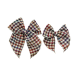 Primary Stitched Gingham Seersucker Elle Bow