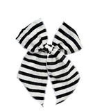 Black & White Striped Seersucker Elle Bow