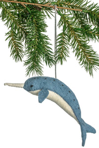 Narwhal Ornament