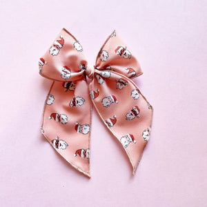 Pink Santas Elle Bow