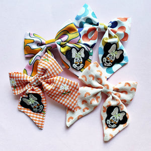 Hippie Mrs. Mouse Patch Reagan Bow