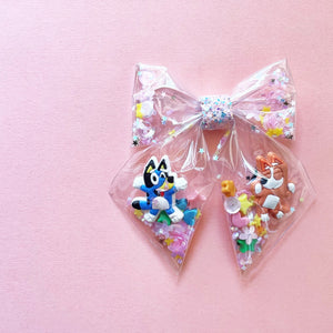 Dog Sisters Surprise Reagan Bow